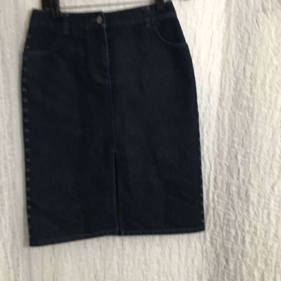 AX Armani Exchange Denim Pencil Skirt Size ( 0) - Picture 1 of 6